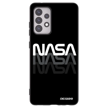 Picasee crna silikonska maskica za Samsung Galaxy A52 5G A525F - NASA Triple
