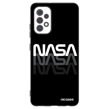 Picasee crna silikonska maskica za Samsung Galaxy A32 5G A326B - NASA Triple