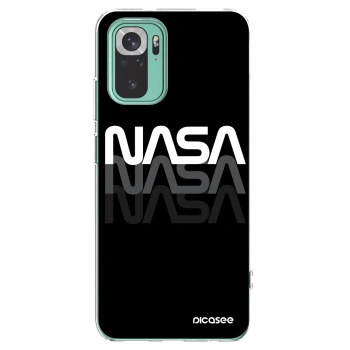Picasee silikonska prozirna maskica za Xiaomi Redmi Note 10 Pro - NASA Triple