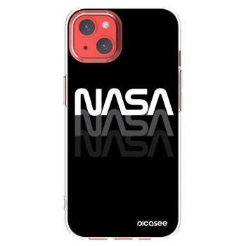 Picasee silikonska prozirna maskica za Apple iPhone 13 - NASA Triple