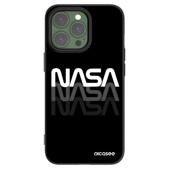 Picasee crna silikonska maskica za Apple iPhone 13 Pro - NASA Triple