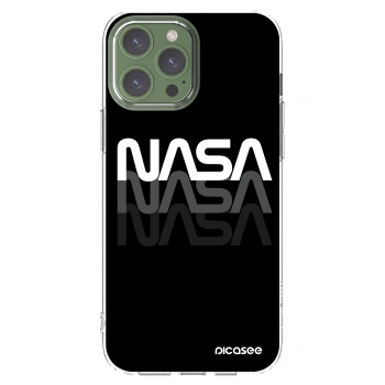 Picasee silikonska prozirna maskica za Apple iPhone 13 Pro Max - NASA Triple