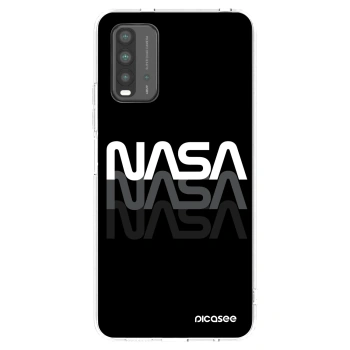 Picasee crna silikonska maskica za Xiaomi Redmi 9T - NASA Triple