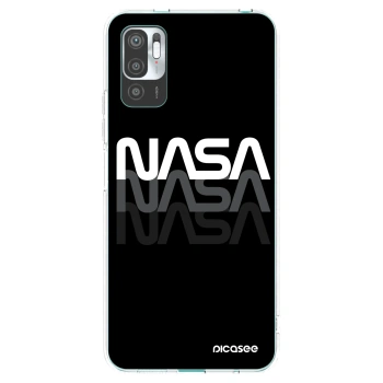Picasee silikonska prozirna maskica za Xiaomi Redmi Note 10 5G - NASA Triple