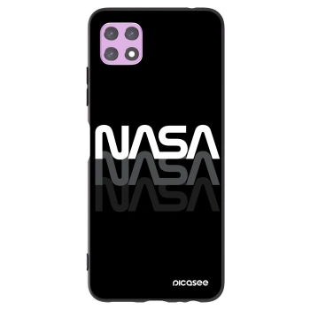 Picasee crna silikonska maskica za Samsung Galaxy A22 A226B 5G - NASA Triple