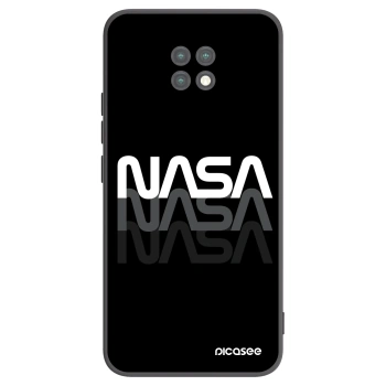Picasee crna silikonska maskica za Xiaomi Redmi Note 9T - NASA Triple