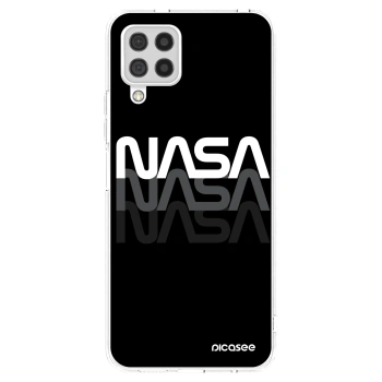 Picasee silikonska prozirna maskica za Samsung Galaxy A22 A225F 4G - NASA Triple