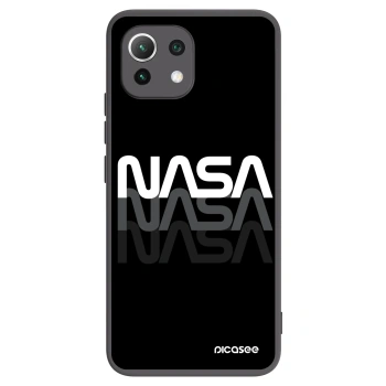 Picasee crna silikonska maskica za Xiaomi 11 Lite 5G NE - NASA Triple