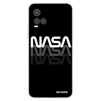 Picasee silikonska prozirna maskica za Vivo Y33s - NASA Triple