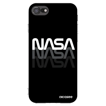 Picasee silikonska prozirna maskica za Apple iPhone SE 2022 - NASA Triple