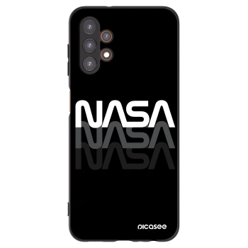 Picasee crna silikonska maskica za Samsung Galaxy A13 4G A135 - NASA Triple