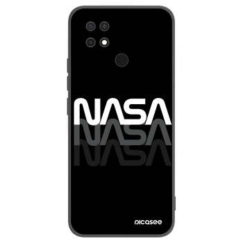 Picasee crna silikonska maskica za Xiaomi Redmi 10C - NASA Triple