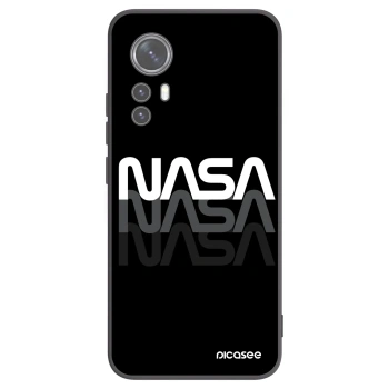 Picasee crna silikonska maskica za Xiaomi 12X - NASA Triple