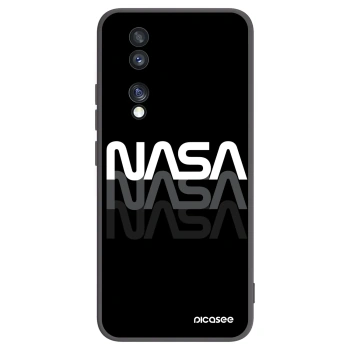 Picasee crna silikonska maskica za Honor 70 - NASA Triple