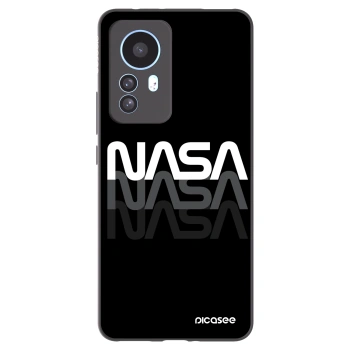 Picasee crna silikonska maskica za Xiaomi 12T Pro - NASA Triple