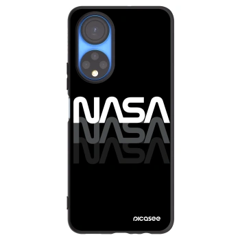 Picasee crna silikonska maskica za Honor X7 - NASA Triple