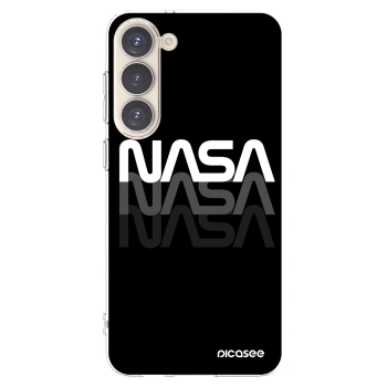 Picasee silikonska prozirna maskica za Samsung Galaxy S23+ 5G - NASA Triple
