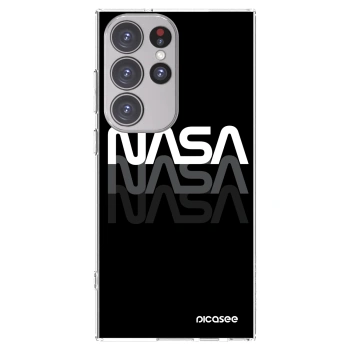 Picasee silikonska prozirna maskica za Samsung Galaxy S23 Ultra 5G - NASA Triple
