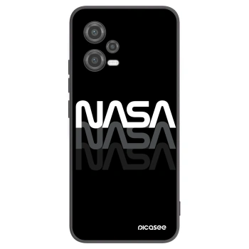 Picasee crna silikonska maskica za Xiaomi Poco X5 - NASA Triple
