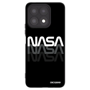 Picasee crna silikonska maskica za Honor X8a - NASA Triple