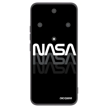 Picasee crna silikonska maskica za Honor Magic5 Lite 5G - NASA Triple