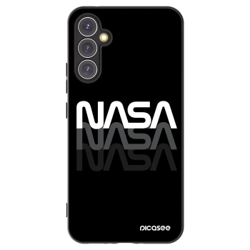 Picasee crna silikonska maskica za Samsung Galaxy A34 5G A346B - NASA Triple