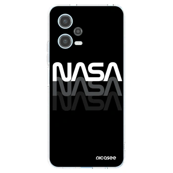 Picasee silikonska prozirna maskica za Xiaomi Redmi Note 12 5G - NASA Triple