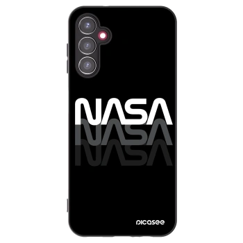 Picasee crna silikonska maskica za Samsung Galaxy A14 4G A145R - NASA Triple
