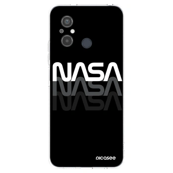 Picasee silikonska prozirna maskica za Xiaomi Redmi 12C - NASA Triple
