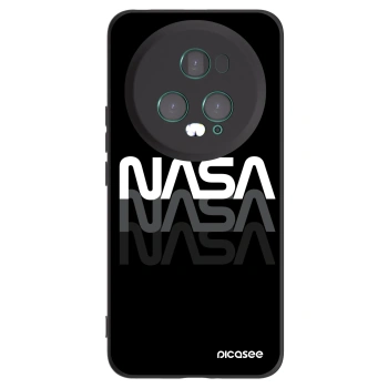 Picasee crna silikonska maskica za Honor Magic5 Pro - NASA Triple