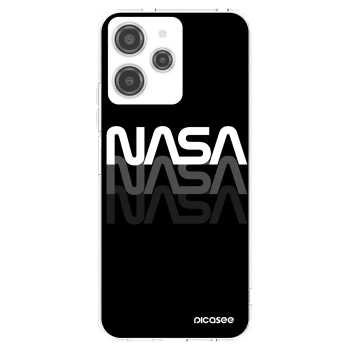 Picasee silikonska prozirna maskica za Xiaomi Redmi 12 4G - NASA Triple