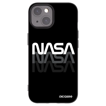 Picasee crna silikonska maskica za Apple iPhone 15 - NASA Triple
