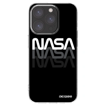 Picasee silikonska prozirna maskica za Apple iPhone 15 Pro - NASA Triple