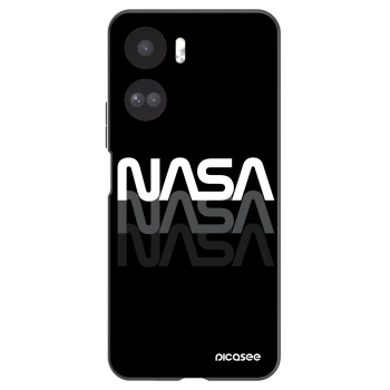Picasee crna silikonska maskica za Honor 90 Lite 5G - NASA Triple