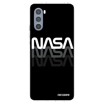 Picasee silikonska prozirna maskica za Motorola Moto G62 - NASA Triple