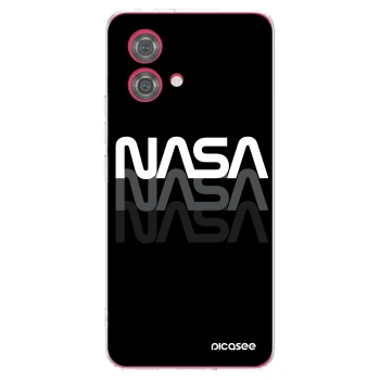 Picasee silikonska prozirna maskica za Motorola Moto G84 5G - NASA Triple