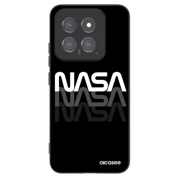 Picasee crna silikonska maskica za Xiaomi 14 - NASA Triple