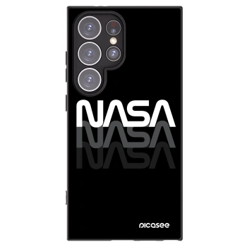 Picasee crna silikonska maskica za Samsung Galaxy S24 Ultra S928B 5G - NASA Triple