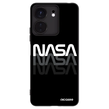 Picasee crna silikonska maskica za Xiaomi Redmi 13C 4G - NASA Triple