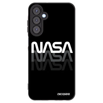 Picasee crna silikonska maskica za Samsung Galaxy A25 A256B 5G - NASA Triple