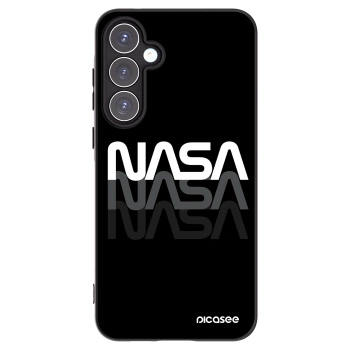Picasee crna silikonska maskica za Samsung Galaxy A55 5G A556B - NASA Triple