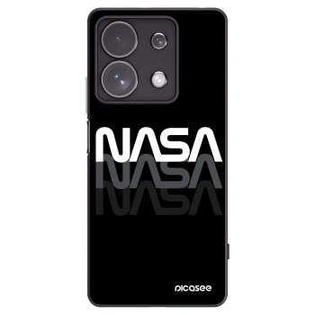 Picasee crna silikonska maskica za Xiaomi Redmi Note 13 Pro 4G - NASA Triple