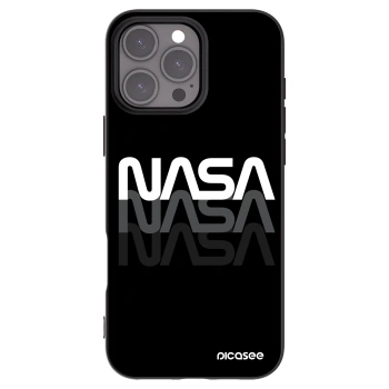 Picasee crna silikonska maskica za Apple iPhone 16 Pro Max - NASA Triple