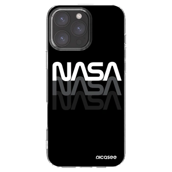 Picasee silikonska prozirna maskica za Apple iPhone 16 Pro Max - NASA Triple