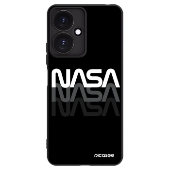 Picasee crna silikonska maskica za Xiaomi Redmi 13C 5G - NASA Triple