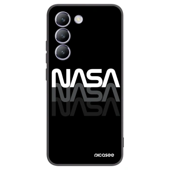Picasee crna silikonska maskica za Vivo V40 SE 5G - NASA Triple