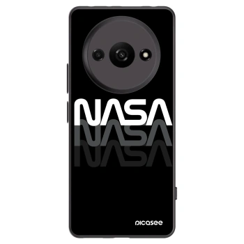 Picasee crna silikonska maskica za Xiaomi Redmi A3 - NASA Triple