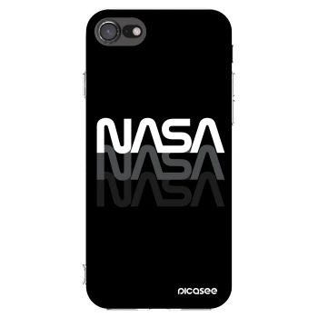 Picasee silikonska prozirna maskica za Apple iPhone 7 - NASA Triple