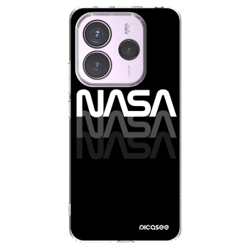 Picasee silikonska prozirna maskica za Xiaomi Redmi Note 14 5G - NASA Triple