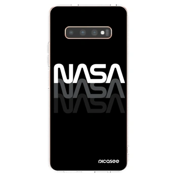 Picasee silikonska prozirna maskica za Samsung Galaxy S10 Plus G975 - NASA Triple